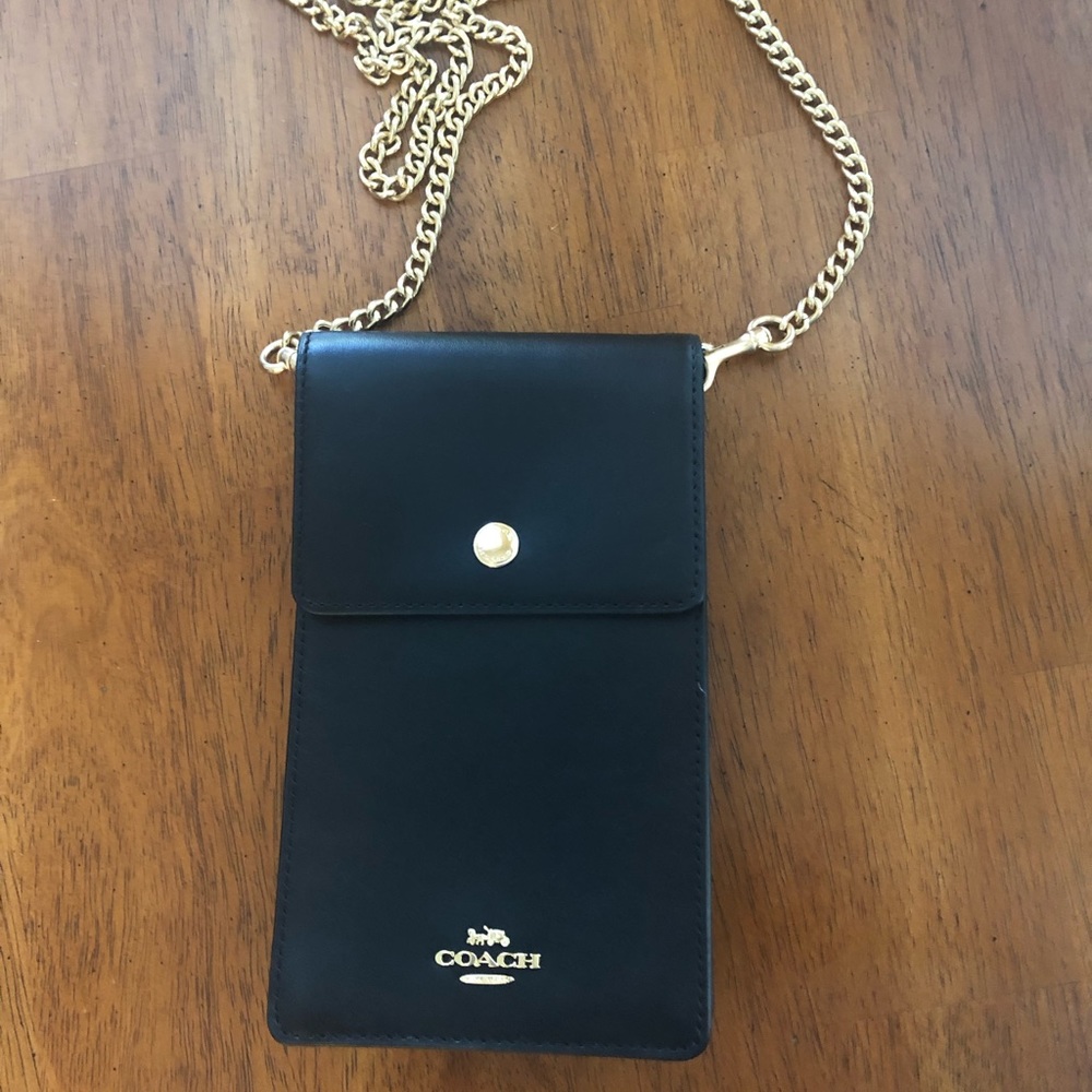 Coach Snap closure cell phone crossbody